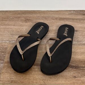 Reef Stargazer Women's Brown Flip Flops Size 8